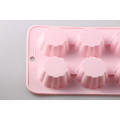 Food Grade 6 Cup Flower Silicone Cupcake Mold